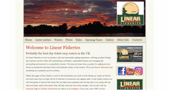 Desktop Screenshot of linear-fisheries.co.uk